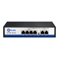 سوئیچ شبکه 4پورت کیوپلاس QPLUS مدل PL-P4002