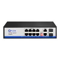 سوئیچ شبکه 8 پورت کیوپلاس QPLUS مدل PL-PG8002-S2