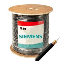 کابل RG59 تک زیمنس مغزی 7 دهم و تراکم شیلد 80 رشته ریز بافت
